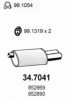 OPEL 852077 End Silencer